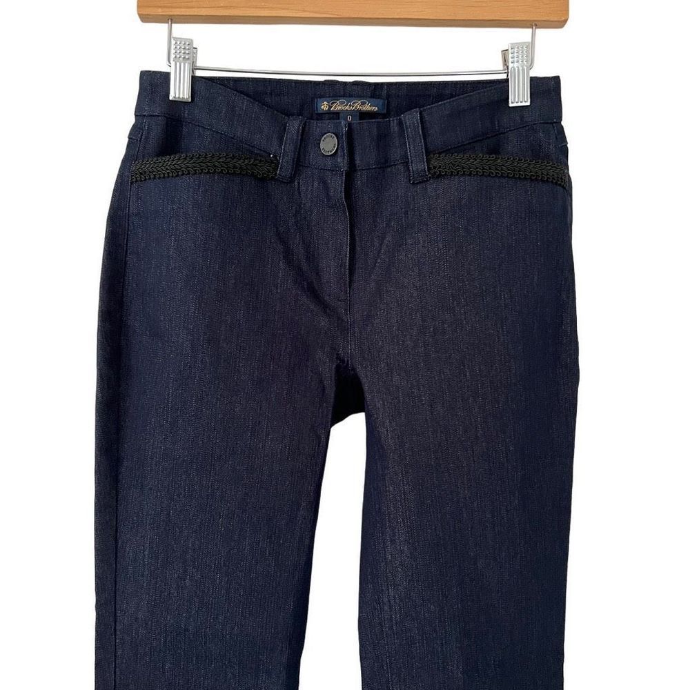 Brooks Brothers Dark Wash Denim Pants 0